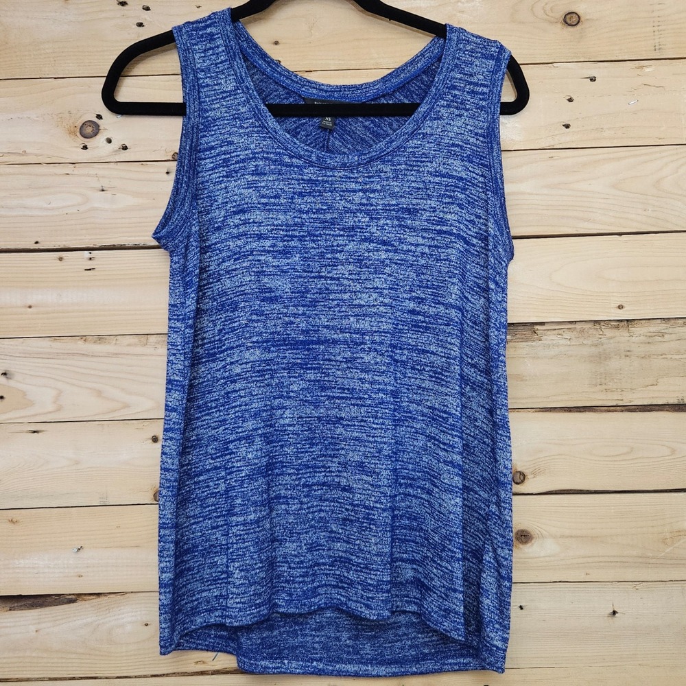 Banana Republic Blue Knit Tank Top Scoop Neck XS